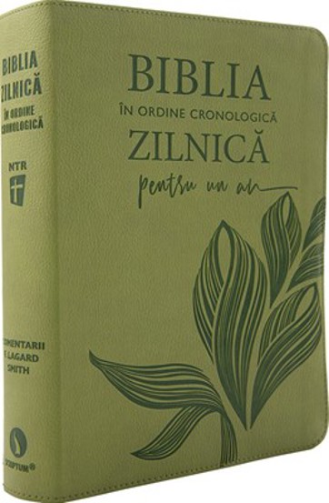 Biblia zilnica in ordine cronologica pentru un an (verde)
